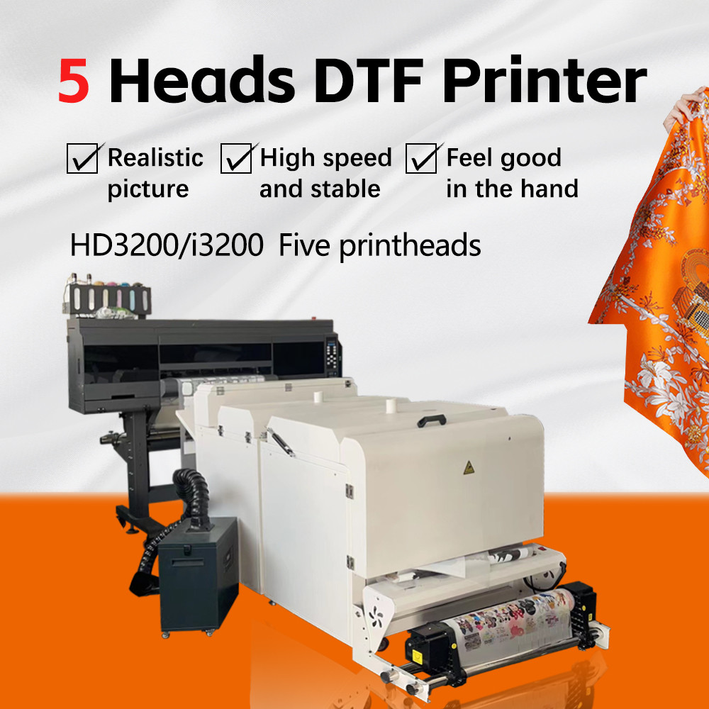 High speed dtf pro printer 60cm clothes dtf inkjet printer pet film